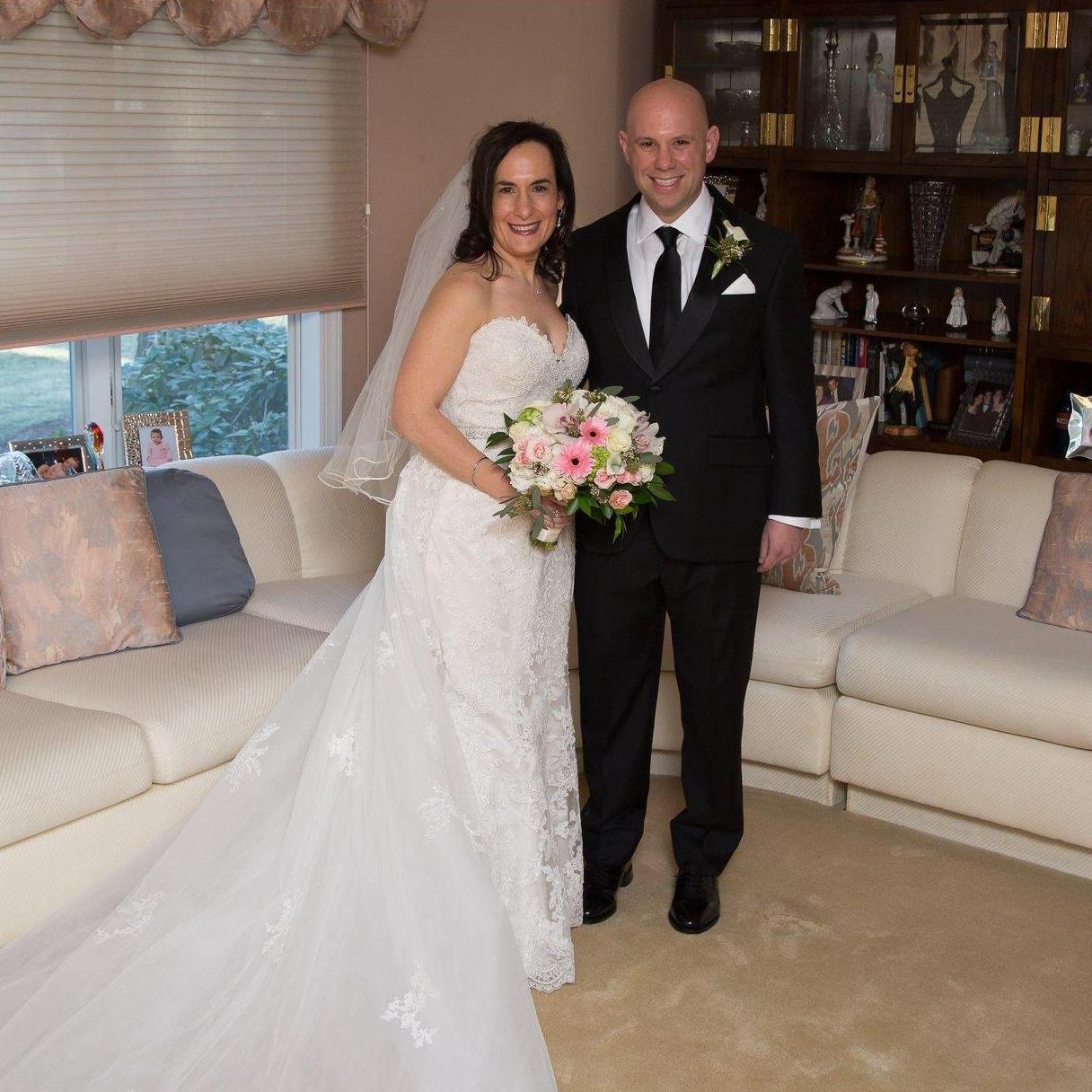 Our wedding day before the ceremony