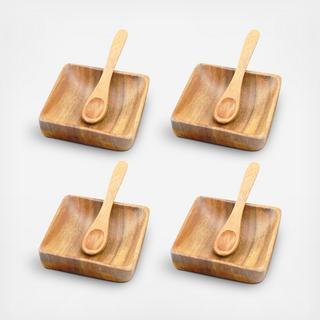 8-Piece Square Bowl Serving Set