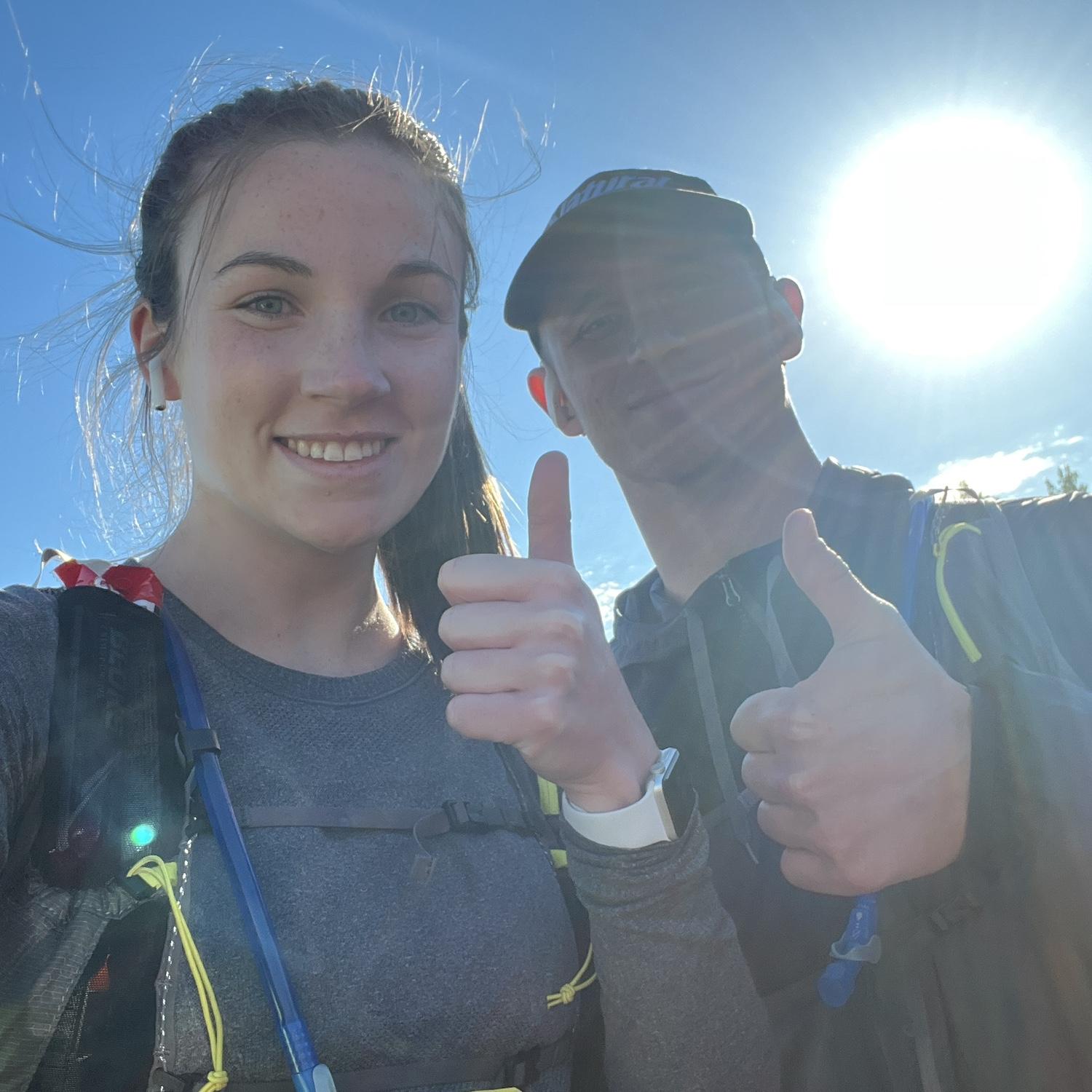 We ran a marathon together!