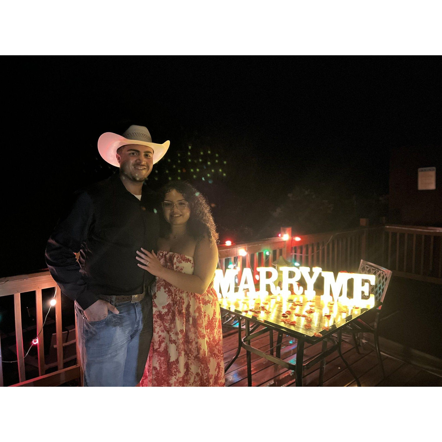 And she said "YES"!!