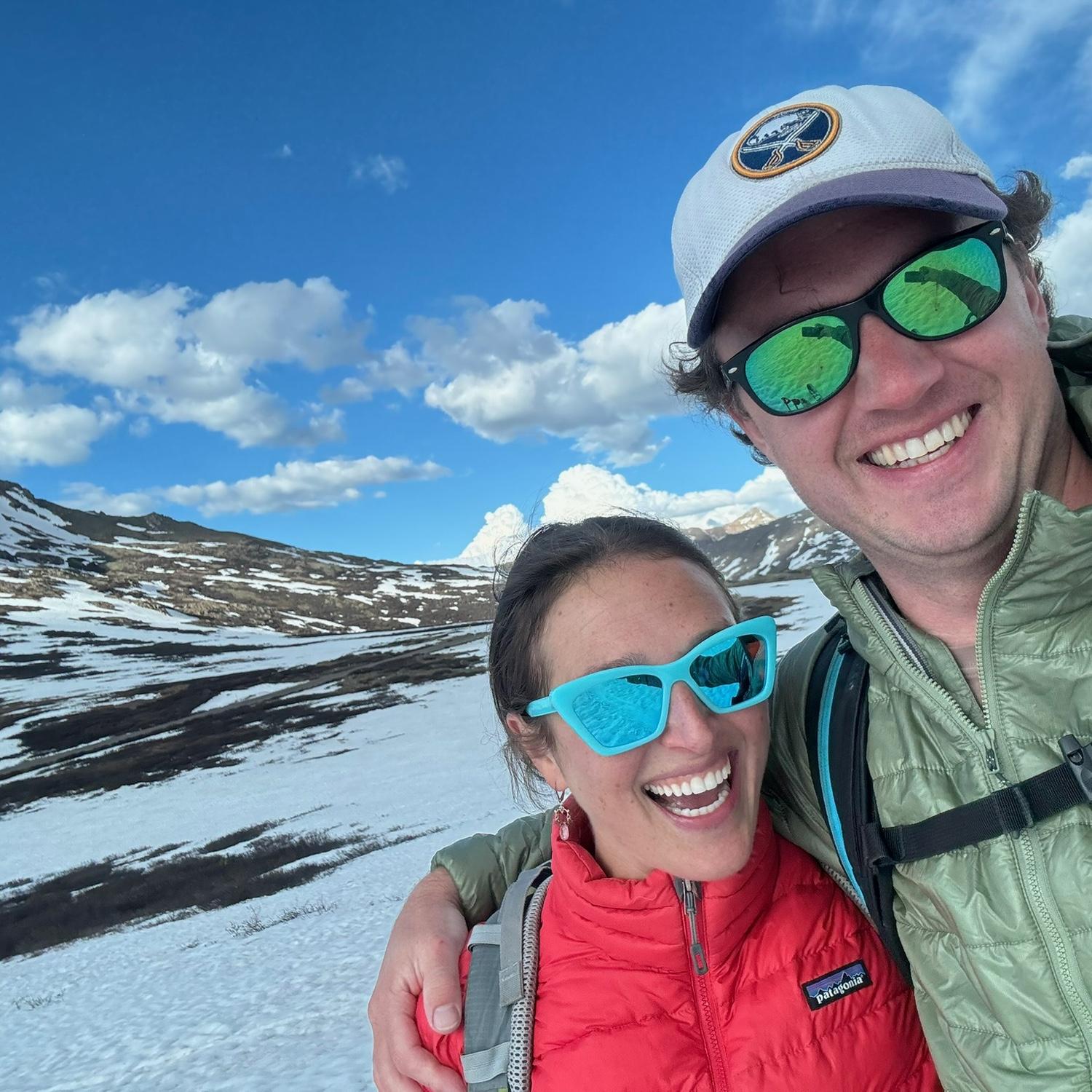 Skiing on the pass in June!