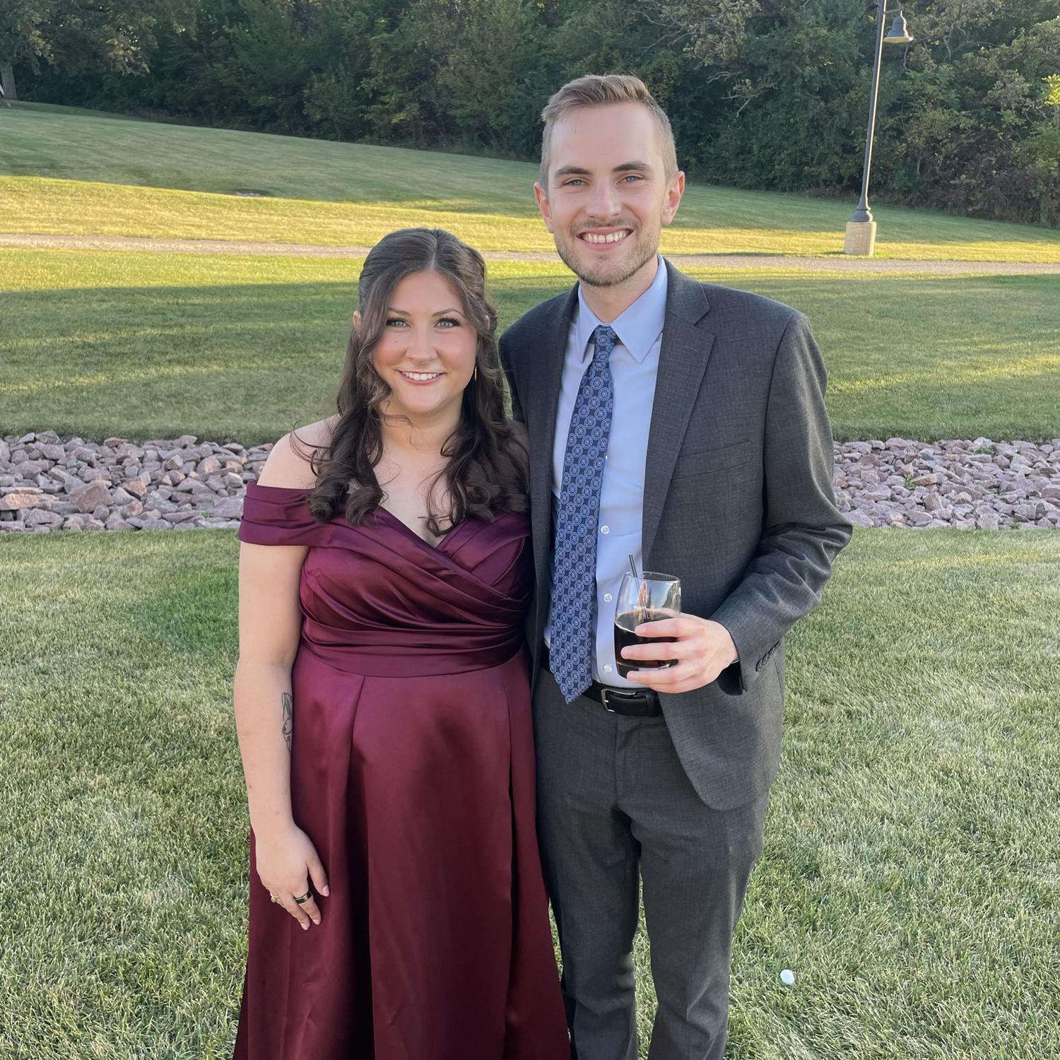 The very last wedding they attended before it would be their own!