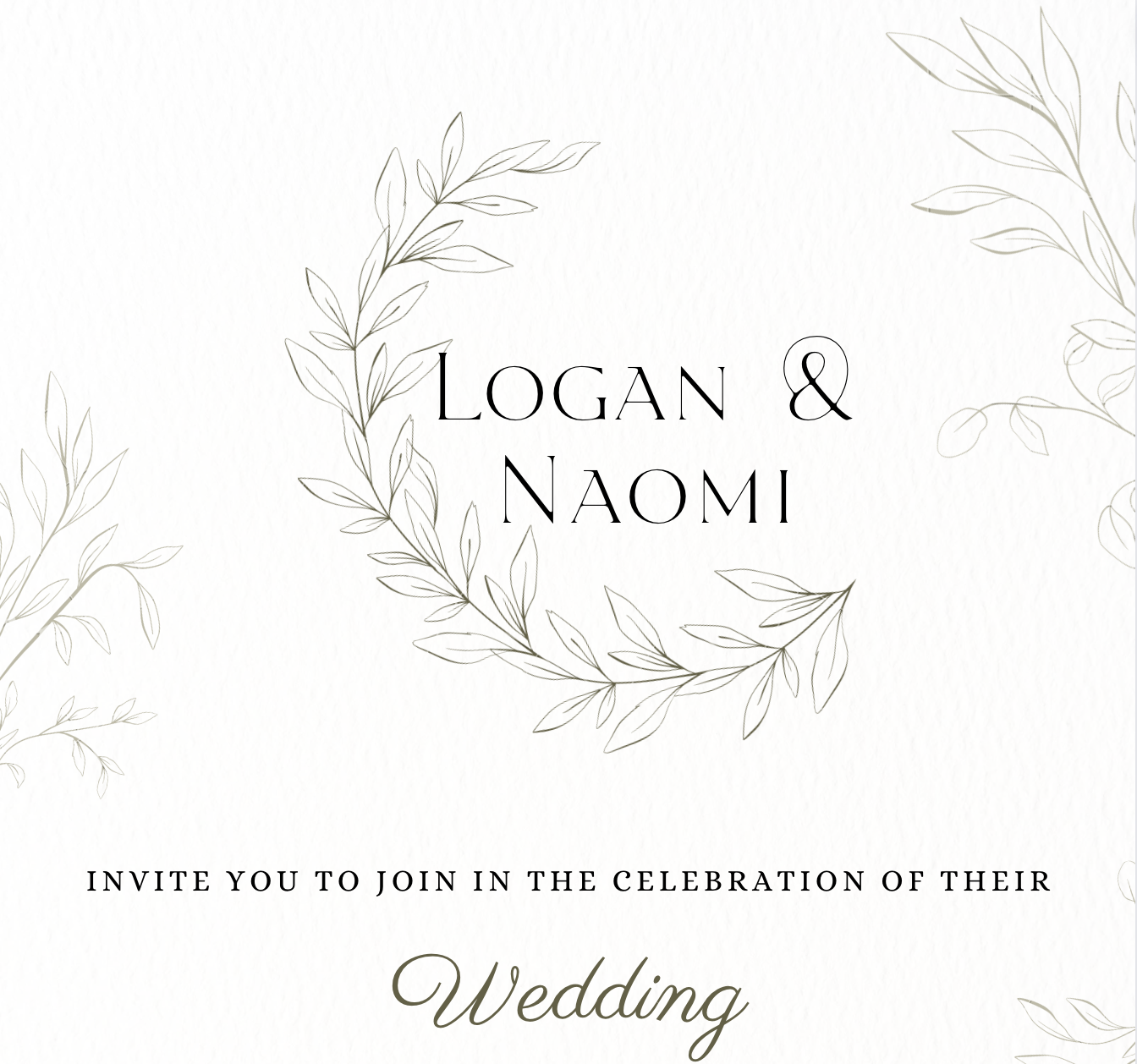 The Wedding Website of Naomi Gamez and Logan Penciu