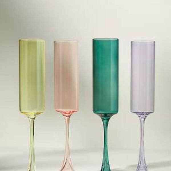 Morgan Flutes, Set of 4 in Quartz Tones
