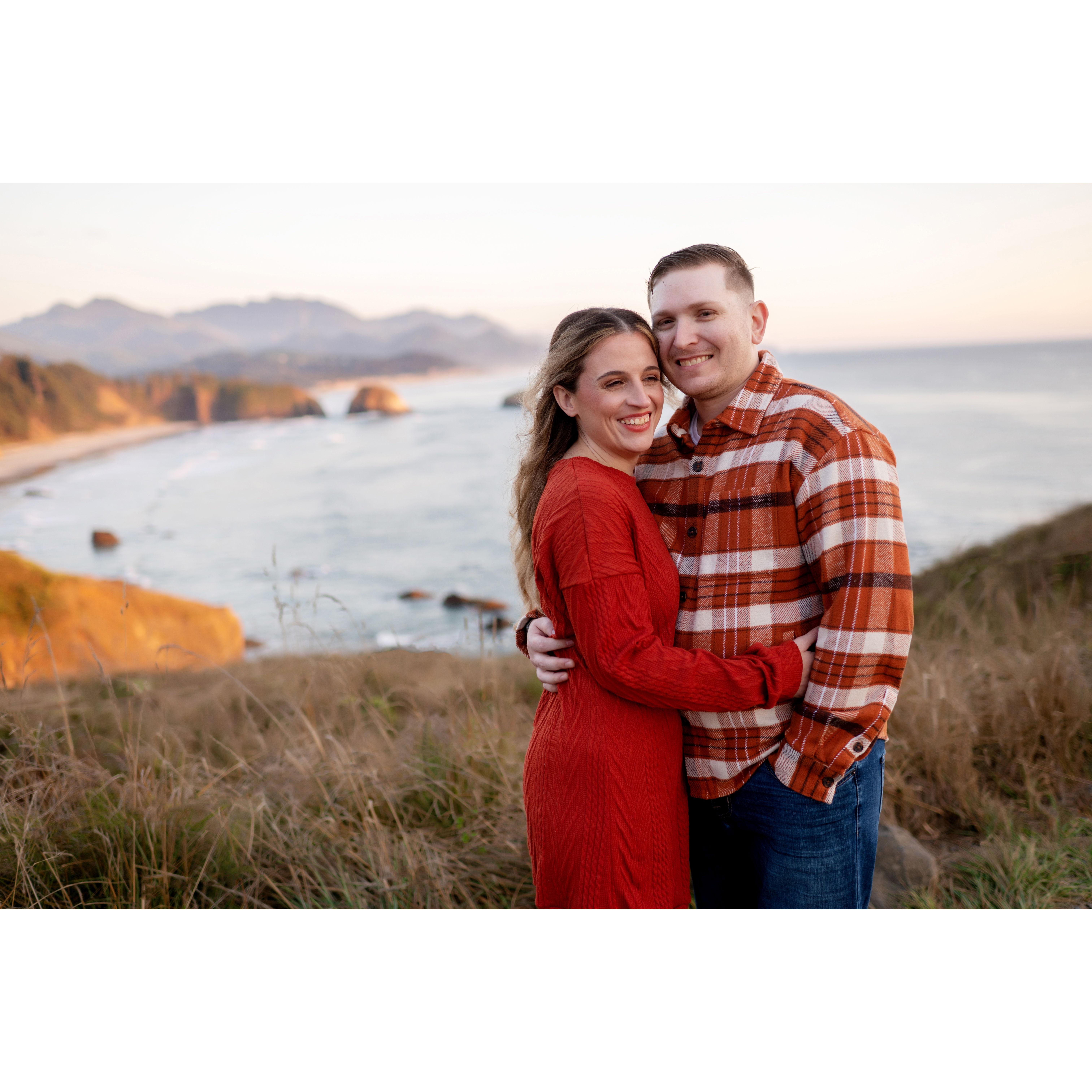 Engagement Photo Shoot. Ecola State Park, OR 9/7/23