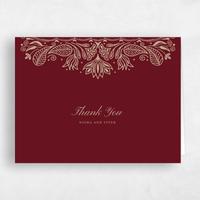 Red Wedding Thank You - Taneja Landscape