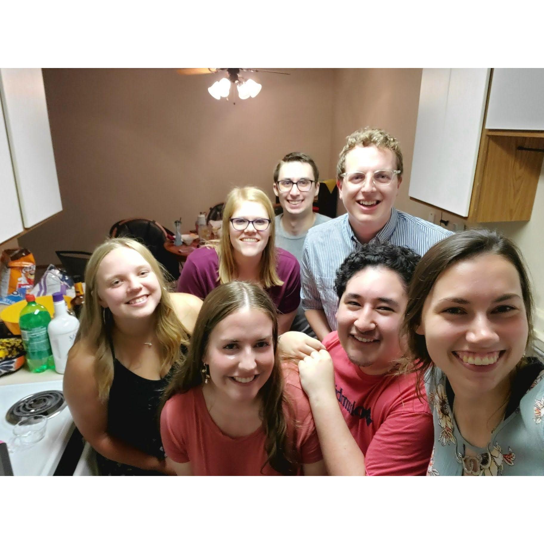 Celebrating Liz's B-day with all my favorite people!