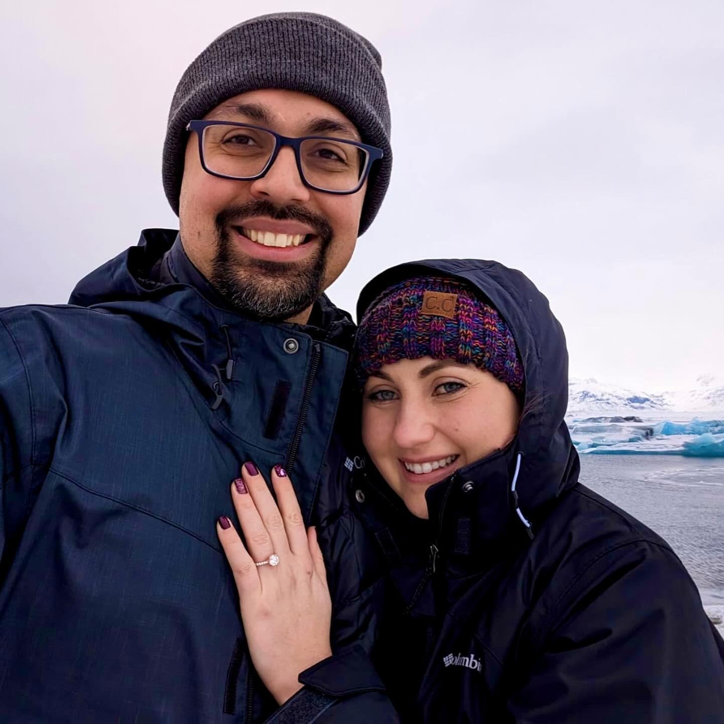 Engaged at Jökulsárlón Lagoon in Iceland! 2.11.24