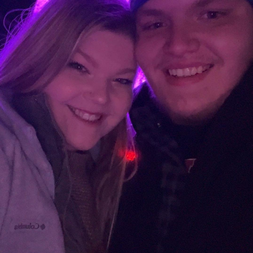 Our first date! We went to the Yukon Christmas lights!