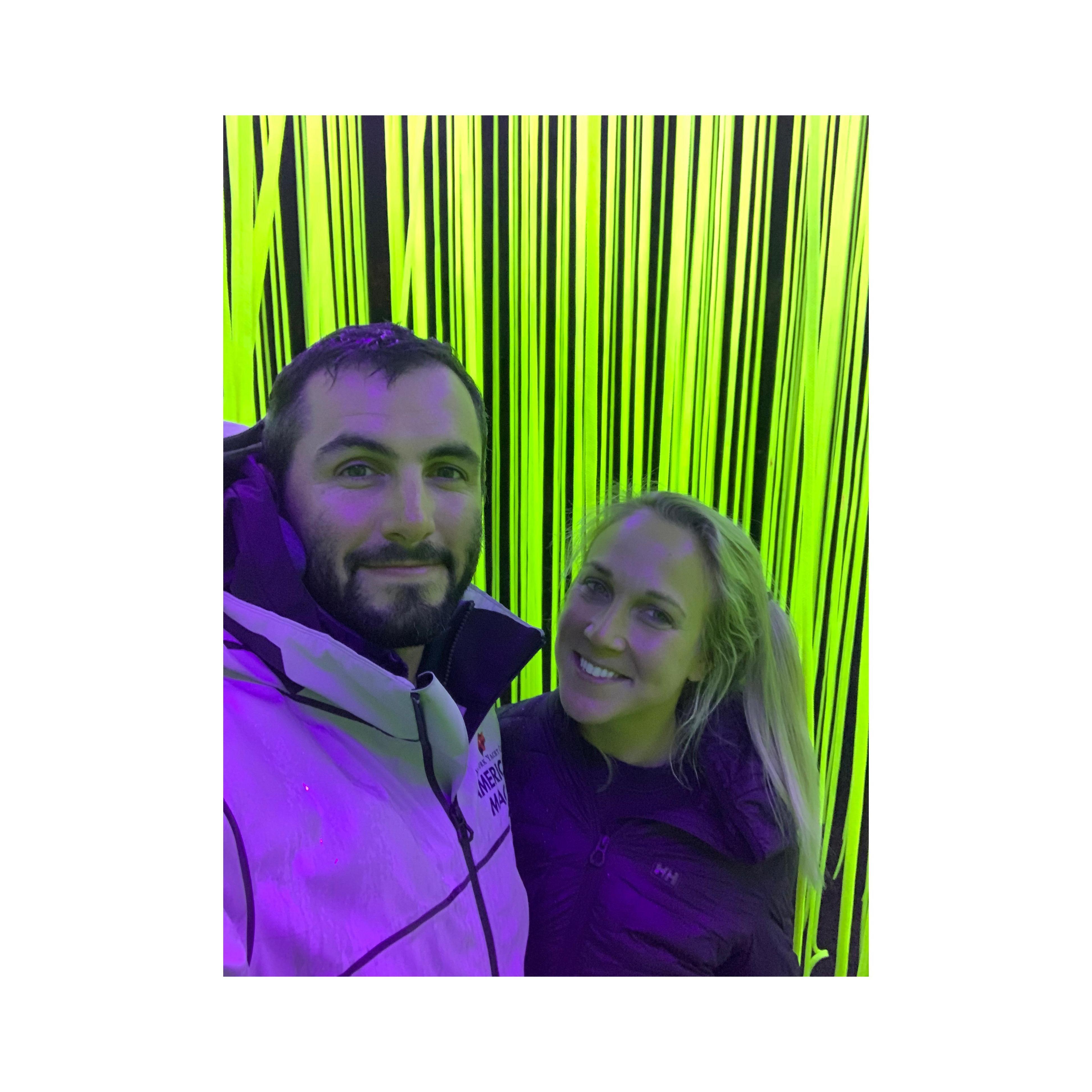 Rain could not stop us from enjoying the light show in New Plymouth, New Zealand 2020.