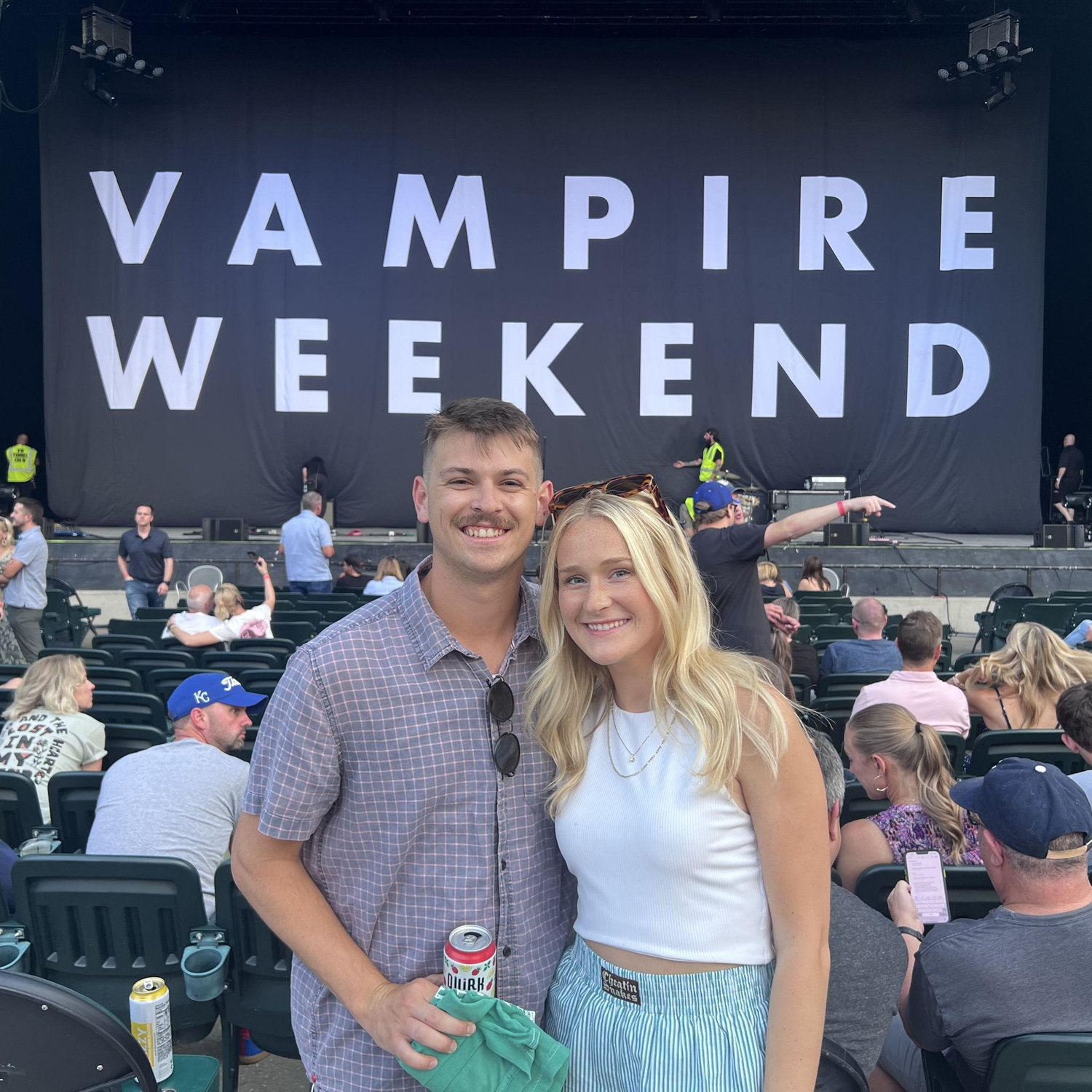 Vampire Weekend concert! One of Kale's favorite bands