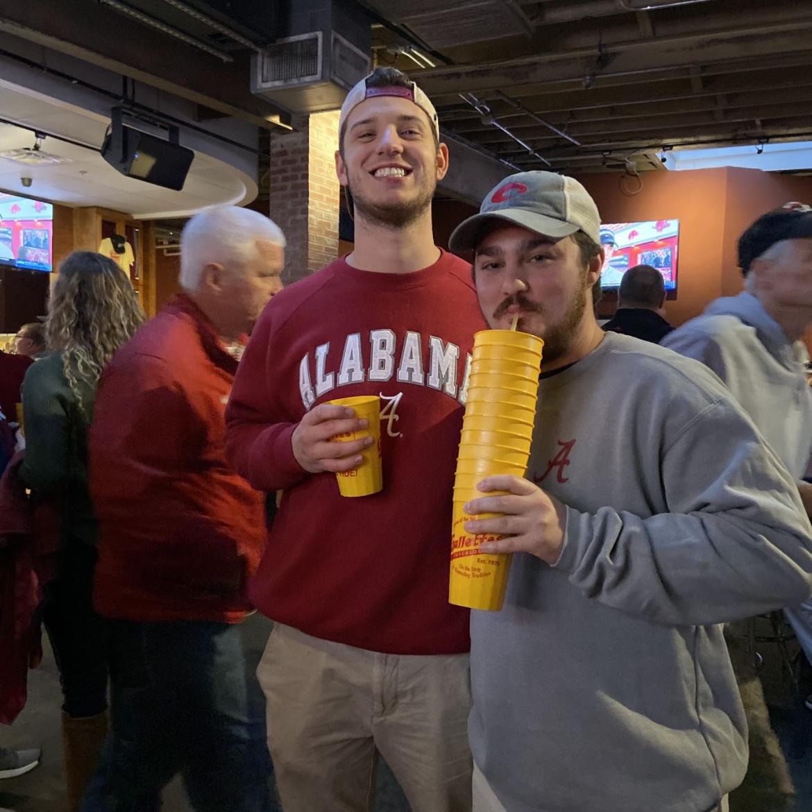 Alabama LSU pre-game action at Gallettes!