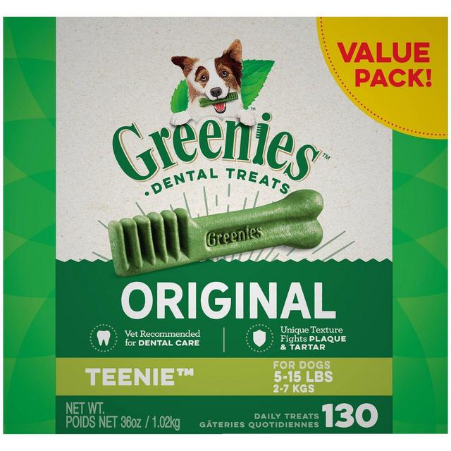 Greenies Original Teenie Dog Treat - 36oz