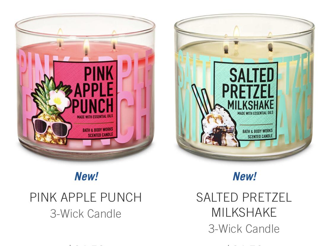 Bath and Body Works 3-Wick Candles