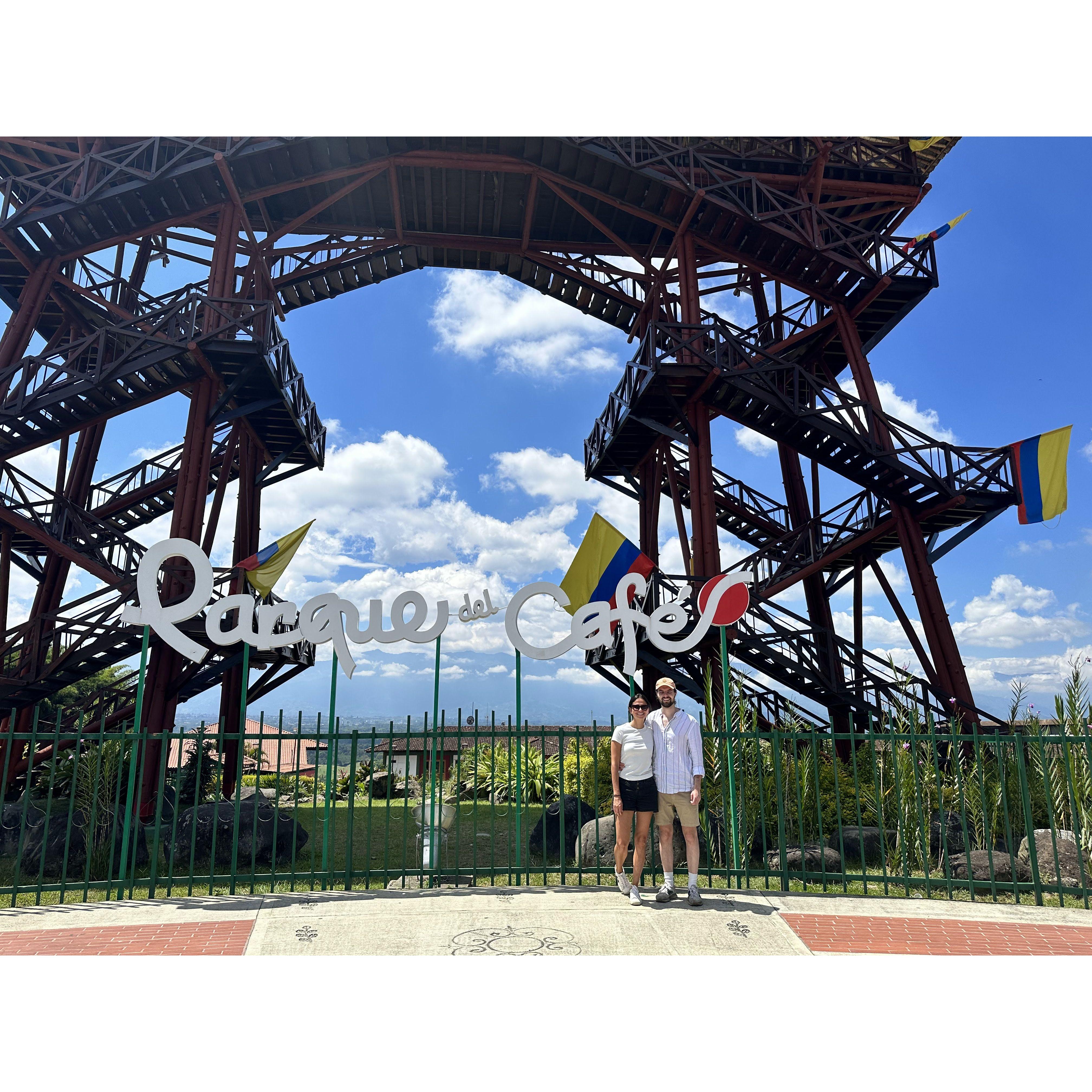 July 2023 — Alex's 3rd trip to Colombia, hitting up the local "Parque del Cafe"