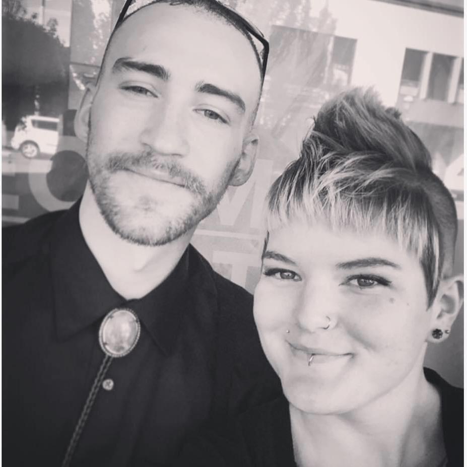 Hair school days at Johnny Matthews