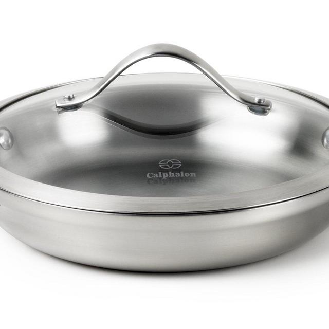 Calphalon Contemporary Stainless 10" Everyday Pan with Cover