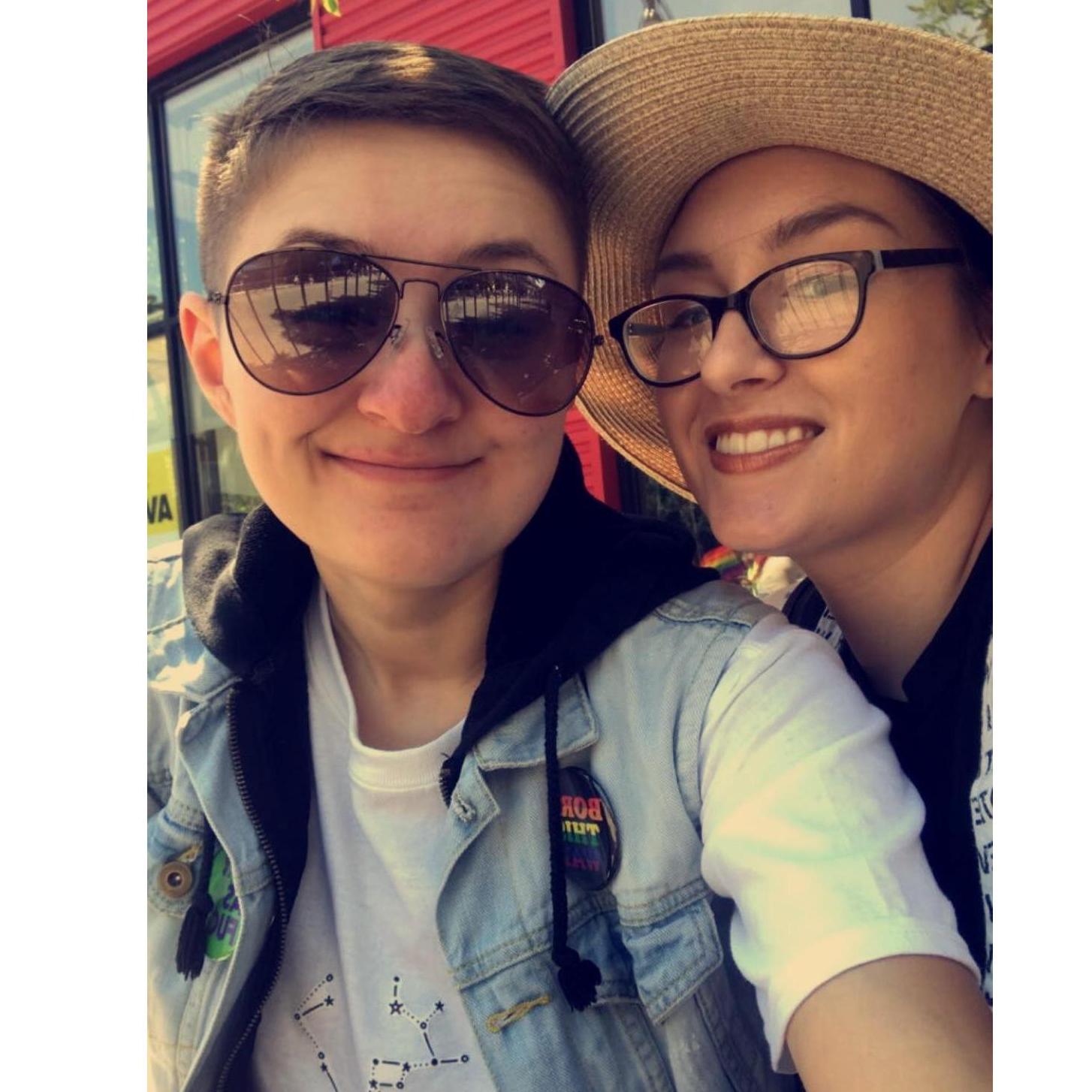 Our first Pride parade together