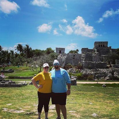 Exploring the Mayan ruins in Tulum, Mexico