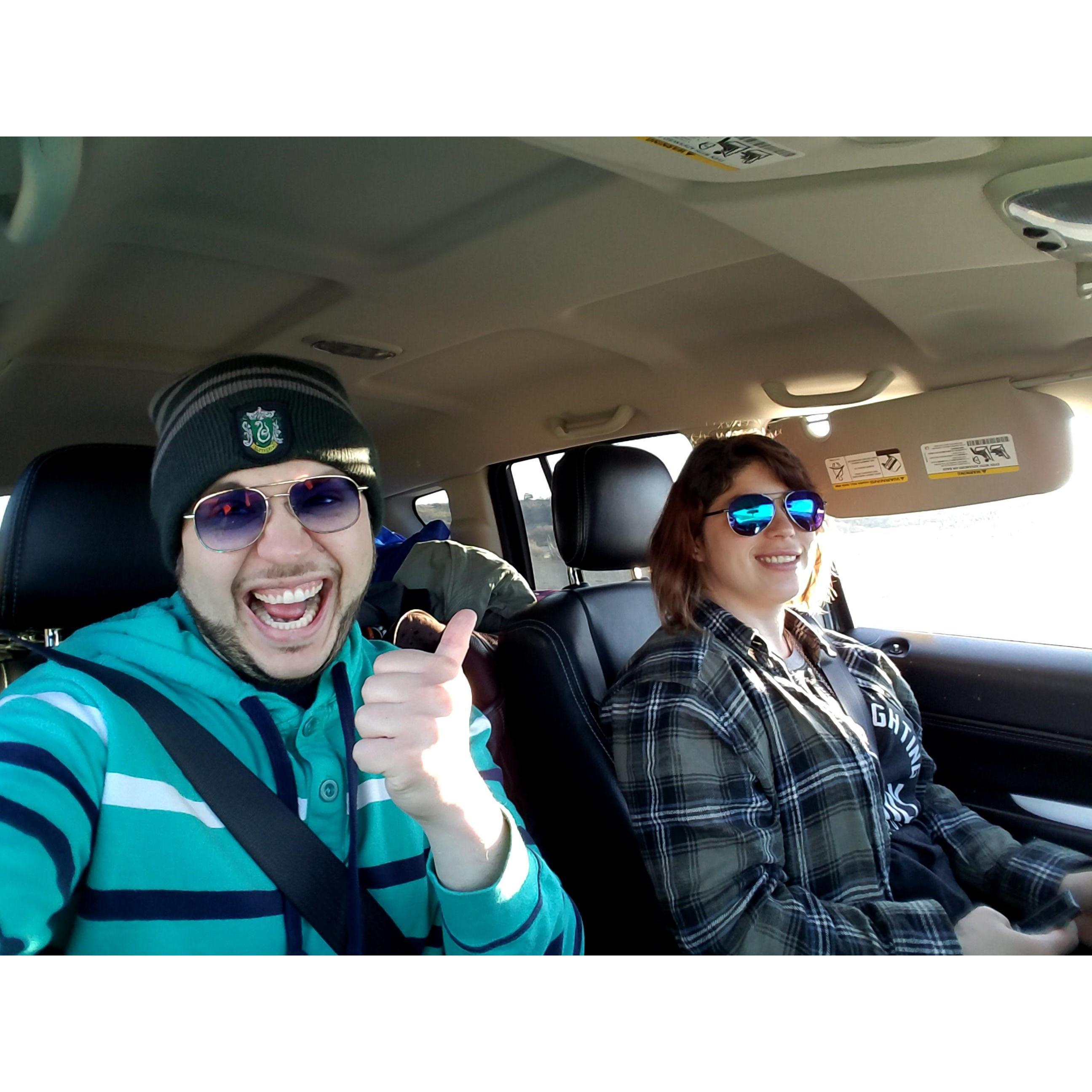 How she put up with me for hours in the car, multiple days at a time, I may never know!