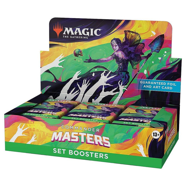 Magic: The Gathering Commander Masters Set Booster Box - 24 Packs (360 Magic Cards)