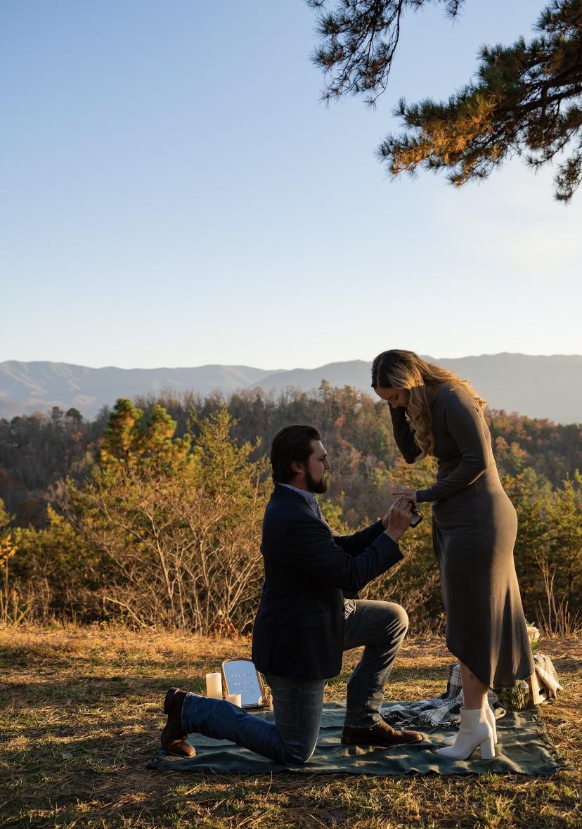 He FINALLY popped the question!