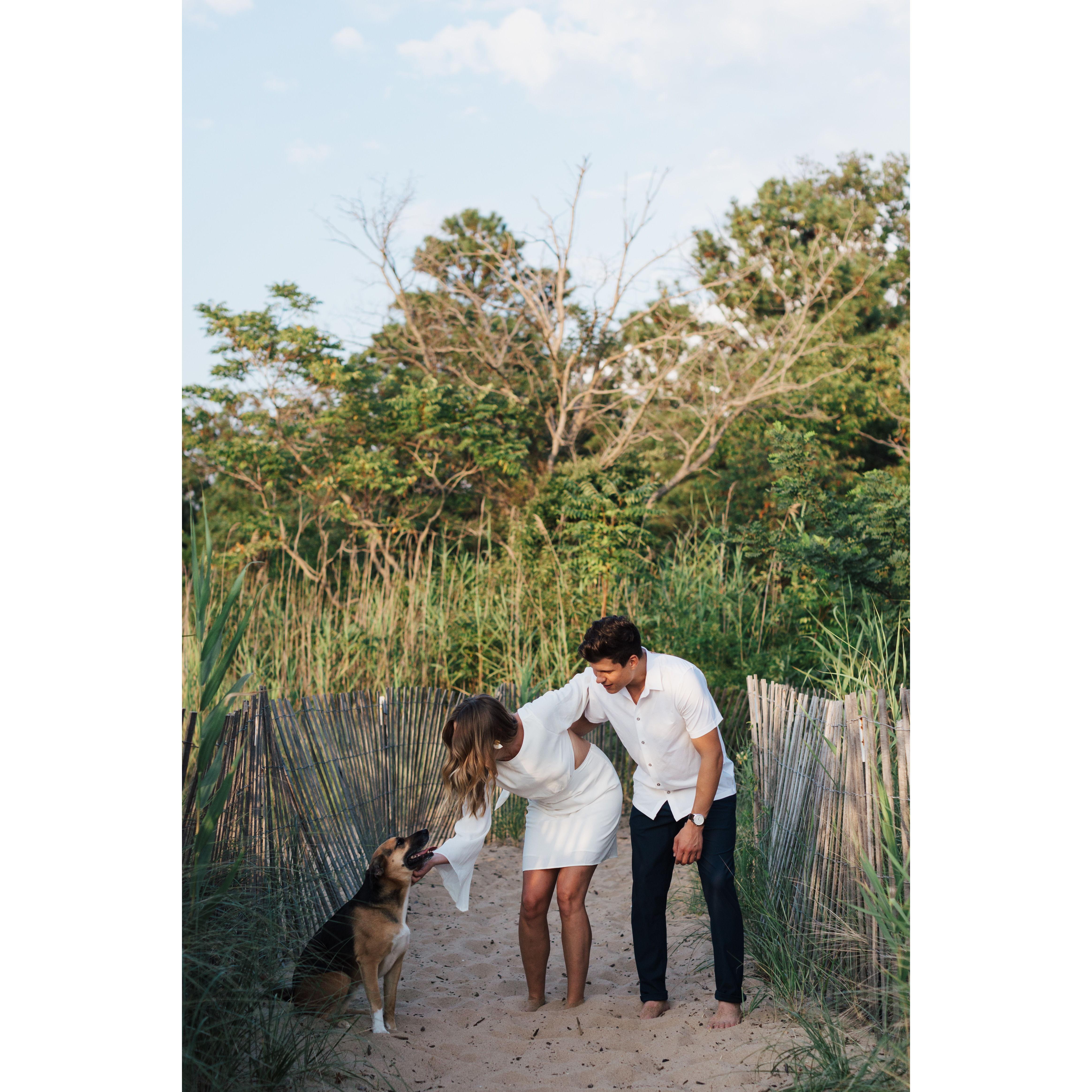 Engagement shoot by our wedding photographer Christine Tustin!
