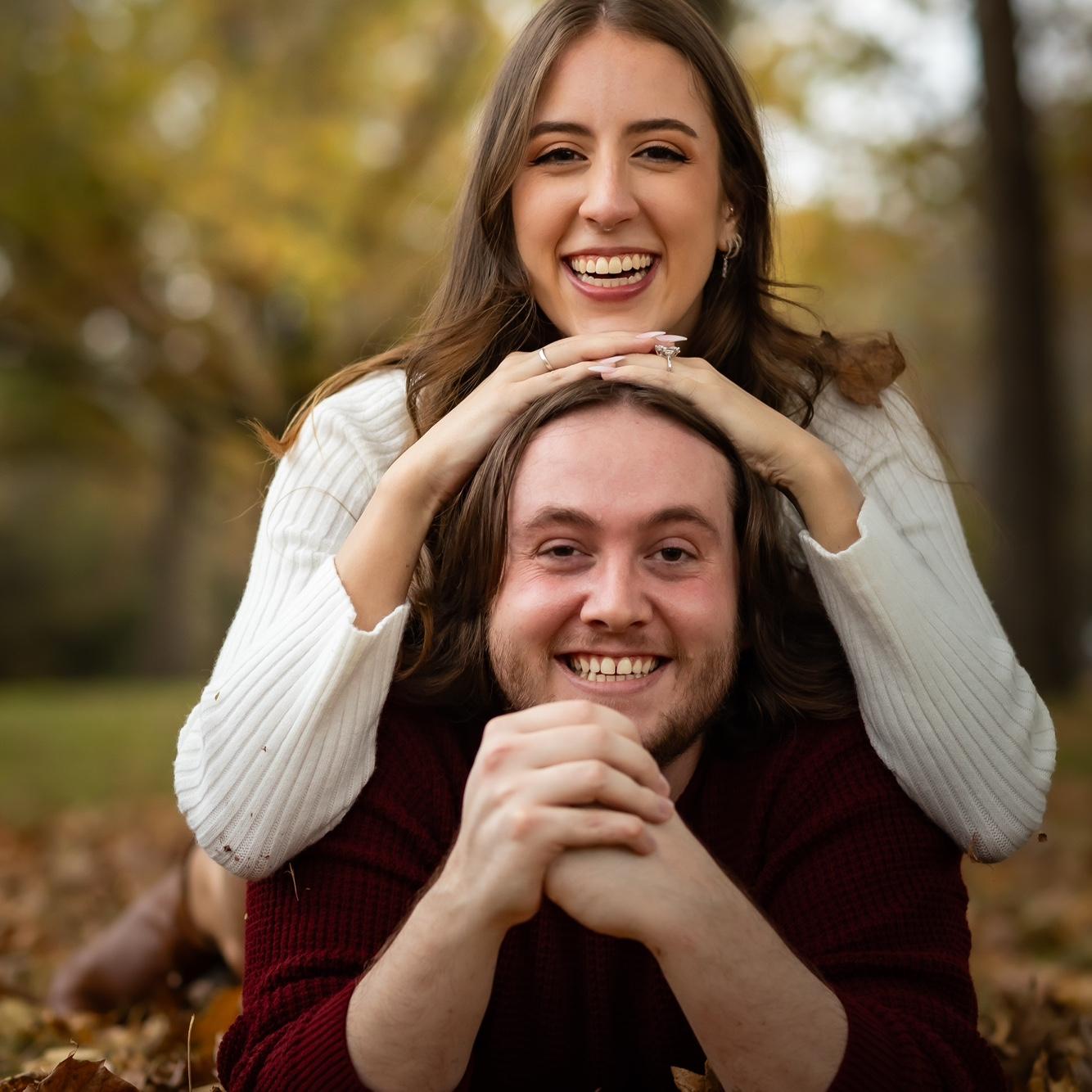 We got to be a little goofy during our engagement pictures!