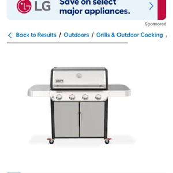 New Weber Grill