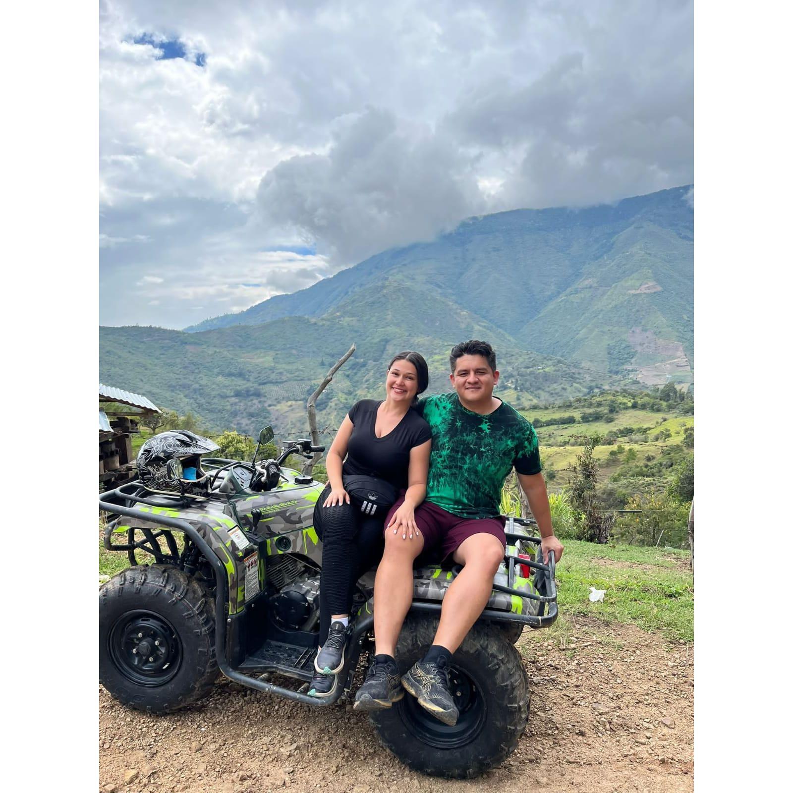 Riding ATVs in Matanza, Santander
