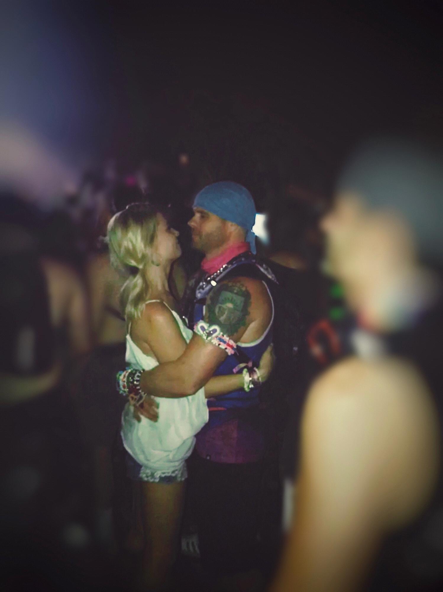 Lost in a moment, at Goldrush Festival, listening to Illenium. His last album was the soundtrack for the beginning of our relationship.