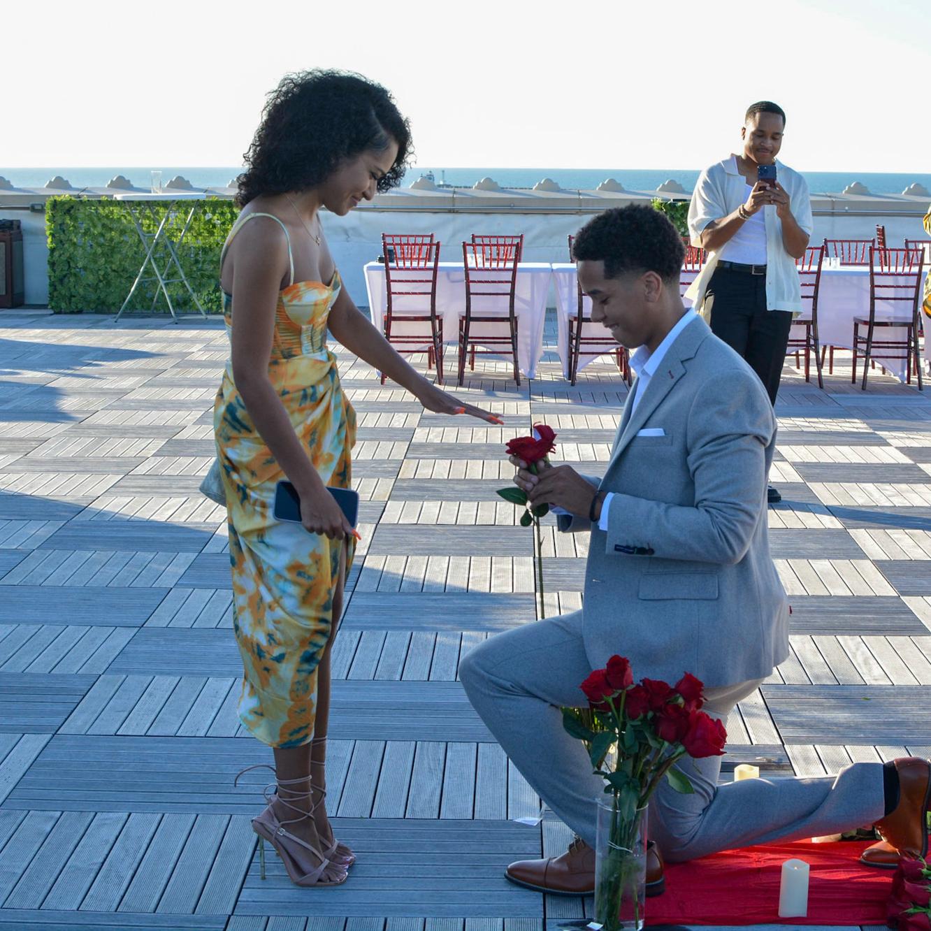 The day we got engaged .💍