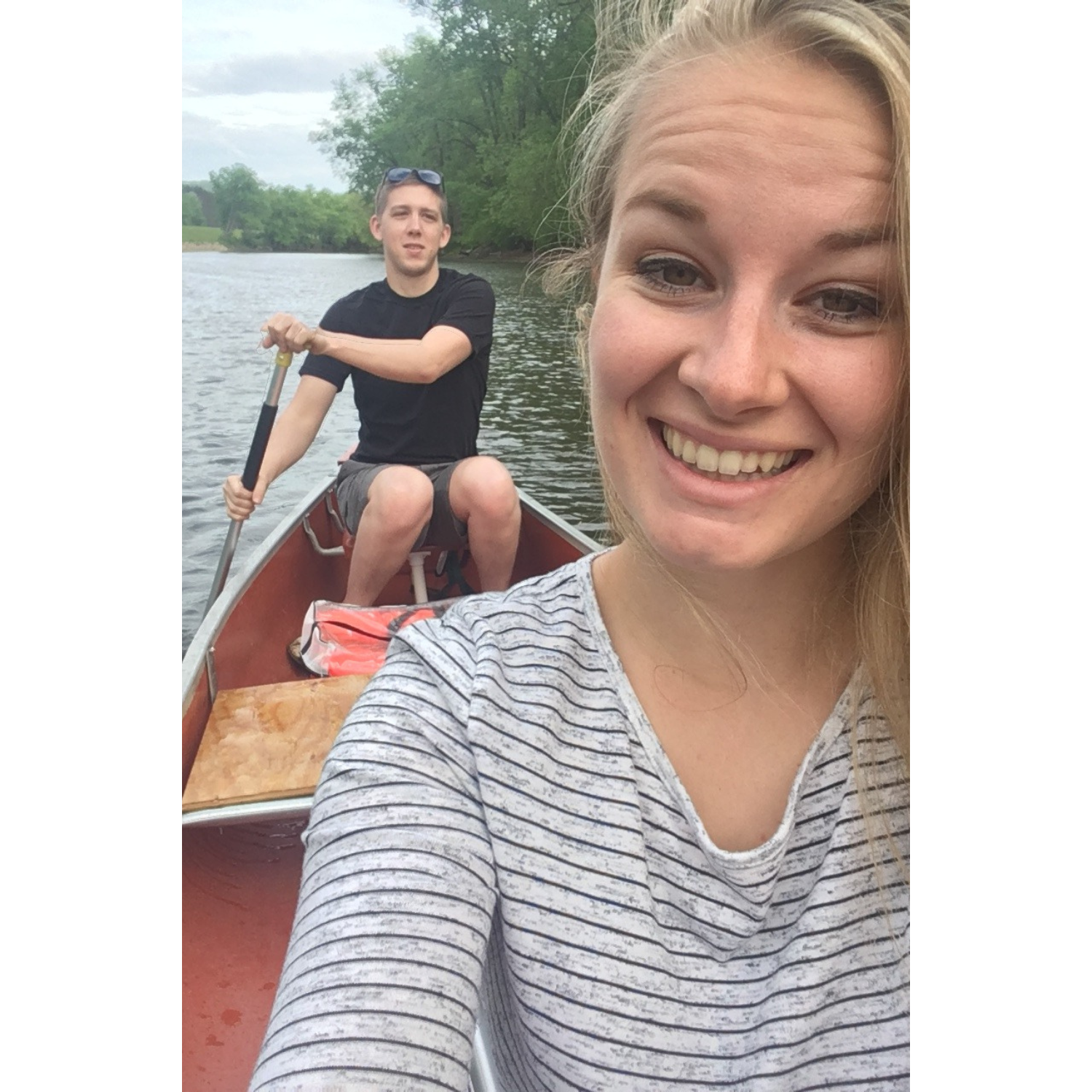 A trip in the canoe we met in (and also wiped out in!)