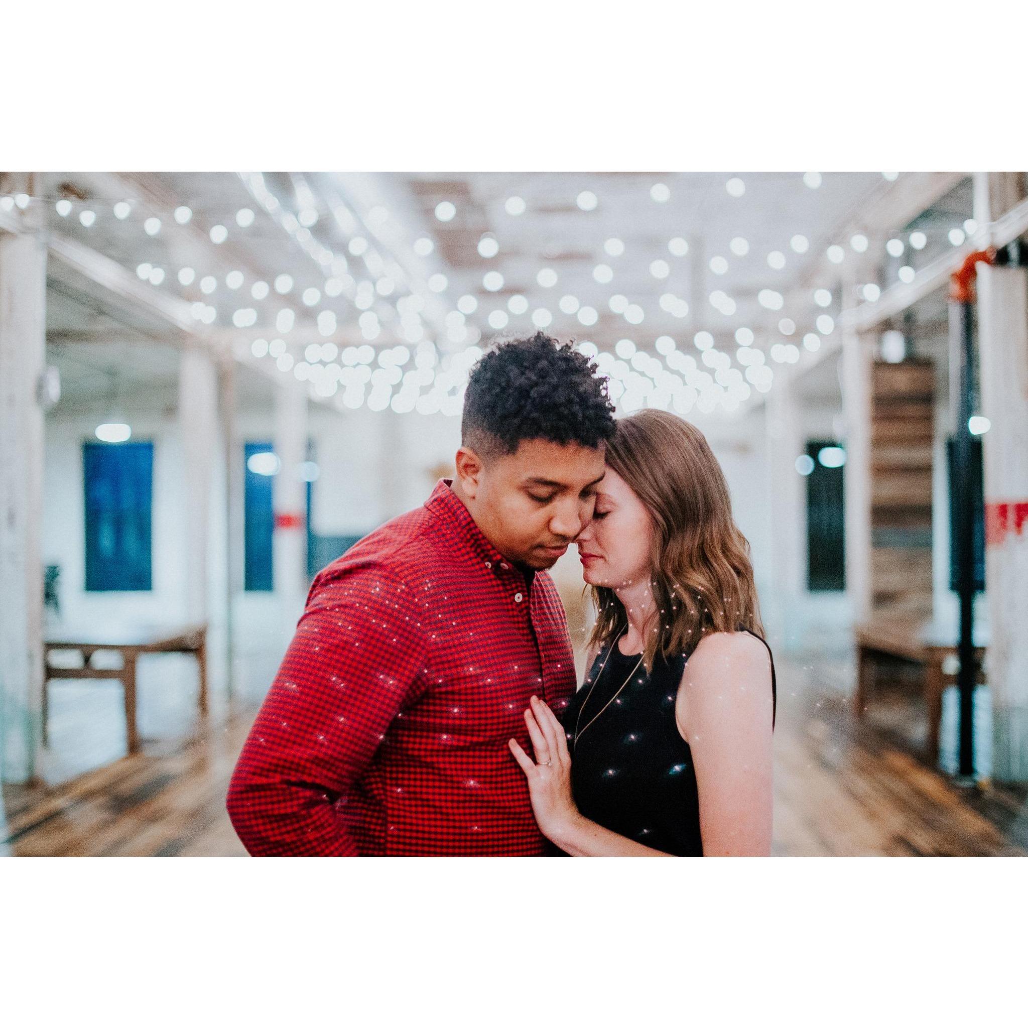 Engagement session at Journeyman Distillery