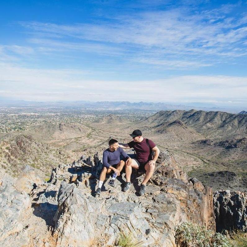 Alex proposes to Robbie on Piestawa Peak in Phoenix Arizona 💗 12/27/18