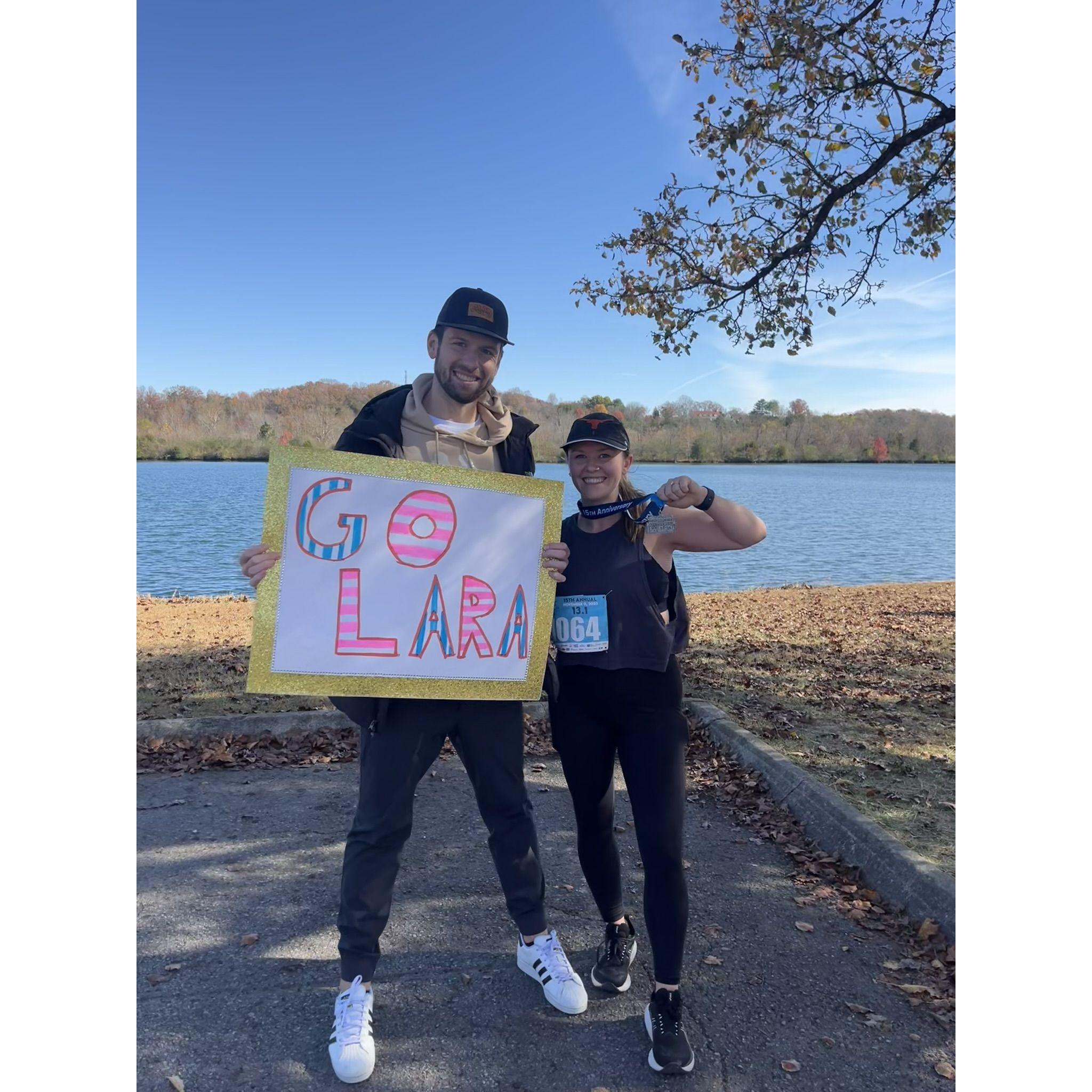 Lara's 1st Half Marathon