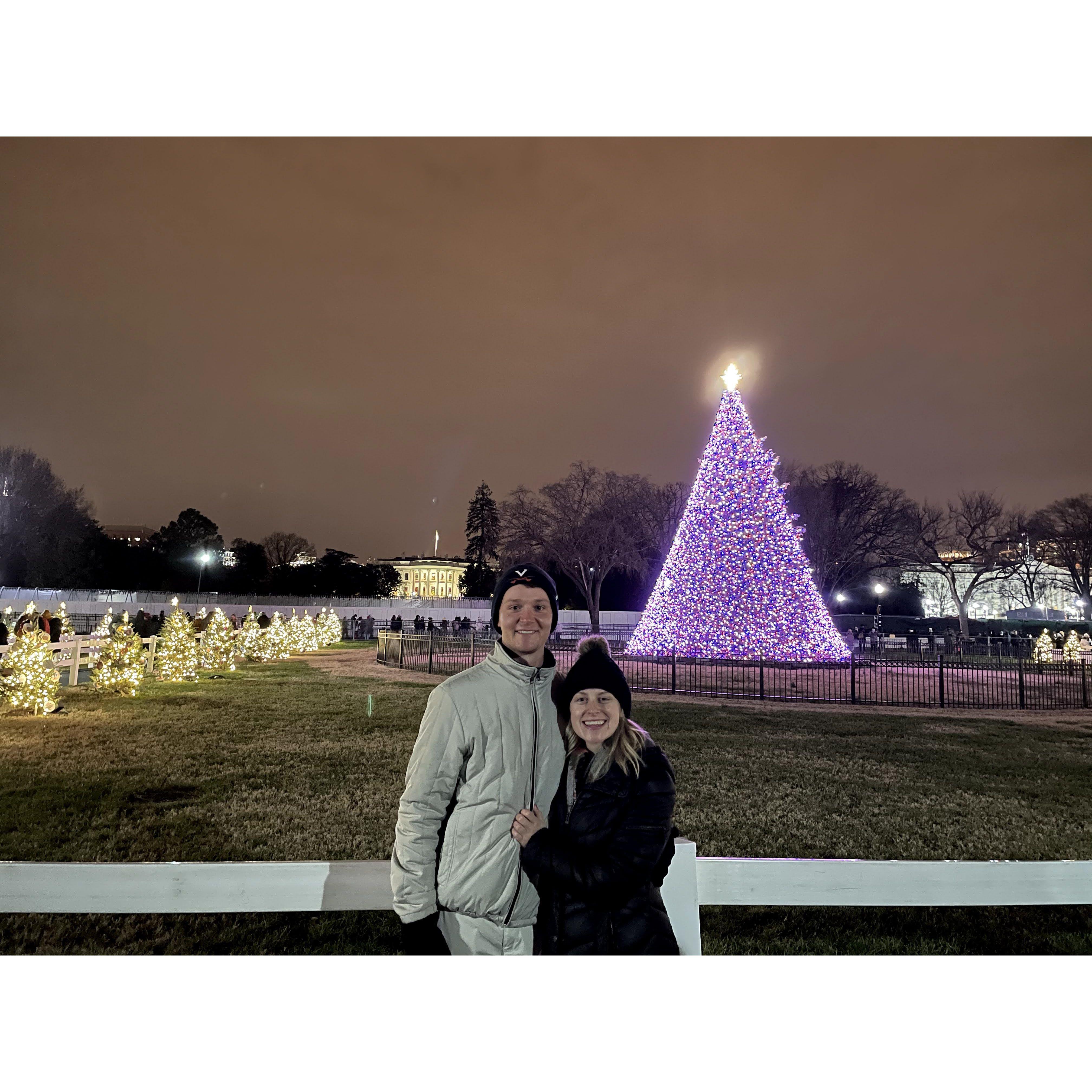 Our first picture together as a couple - December 2020