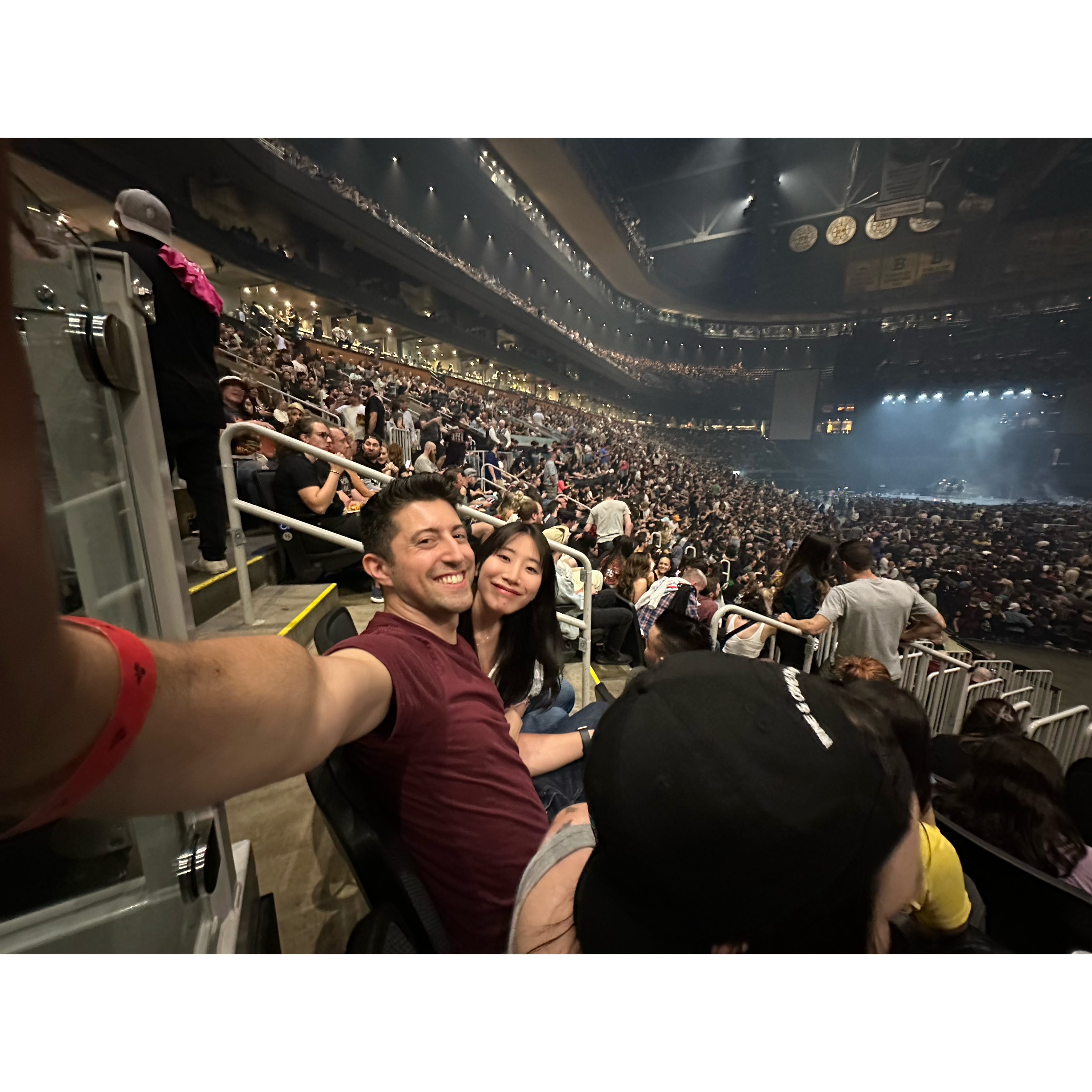 "I fell in love with the girl at the rock show."