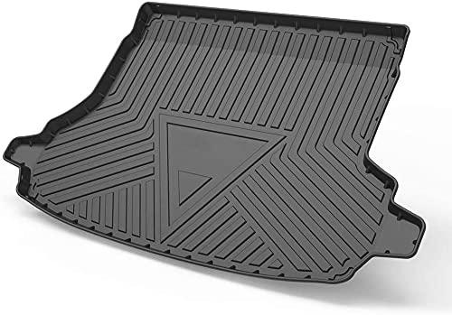 Forester Cargo Liners Compatible with 2019 2020 2021 Subaru Forester，All Weather Guard 3D Upgrade Modeling Tech Black TPO Heavy-Duty Waterproof Durable Safe Rear Cargo Trunk Tray Floor Mats Protector