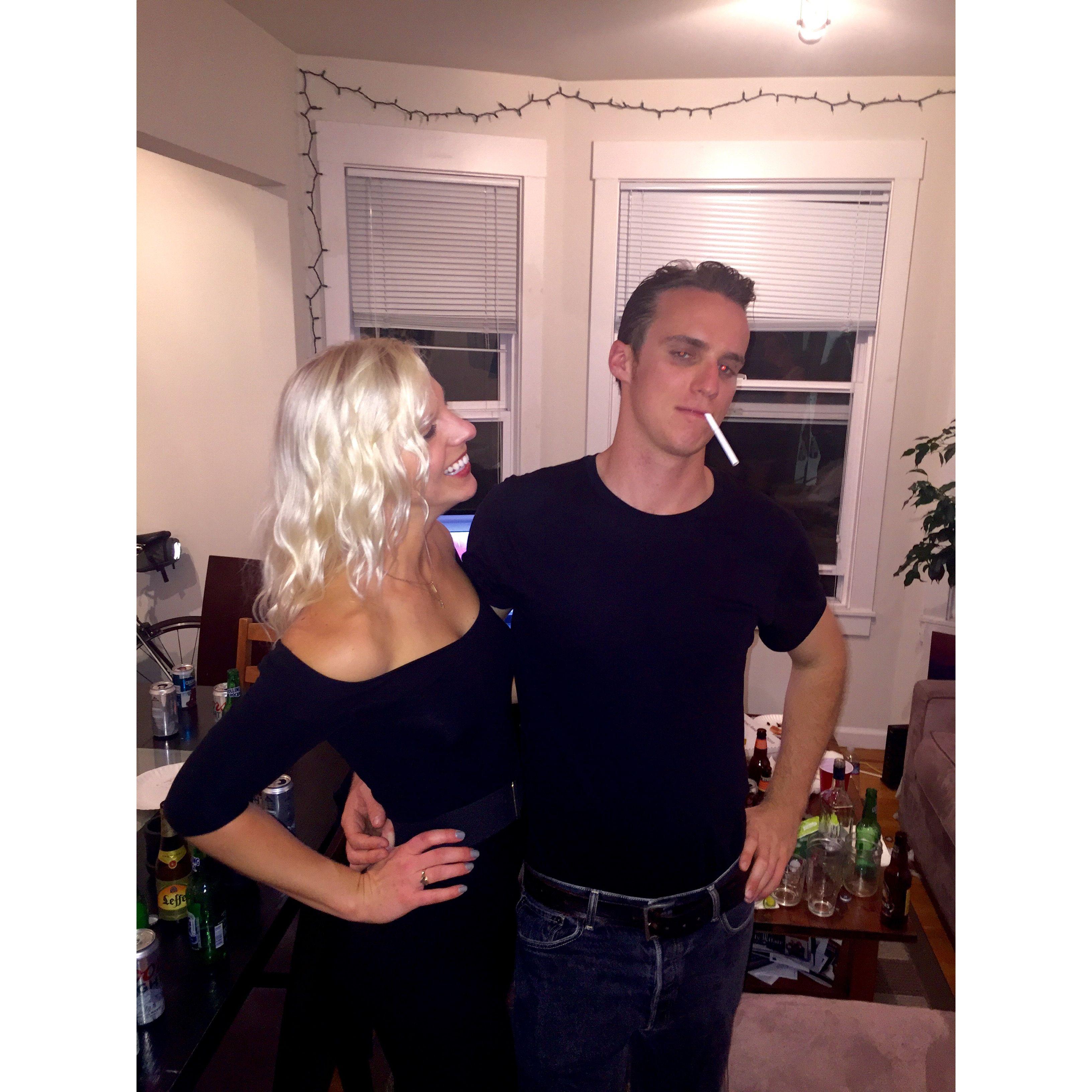 Halloween 2015 in san Francisco, Danny and Sandy