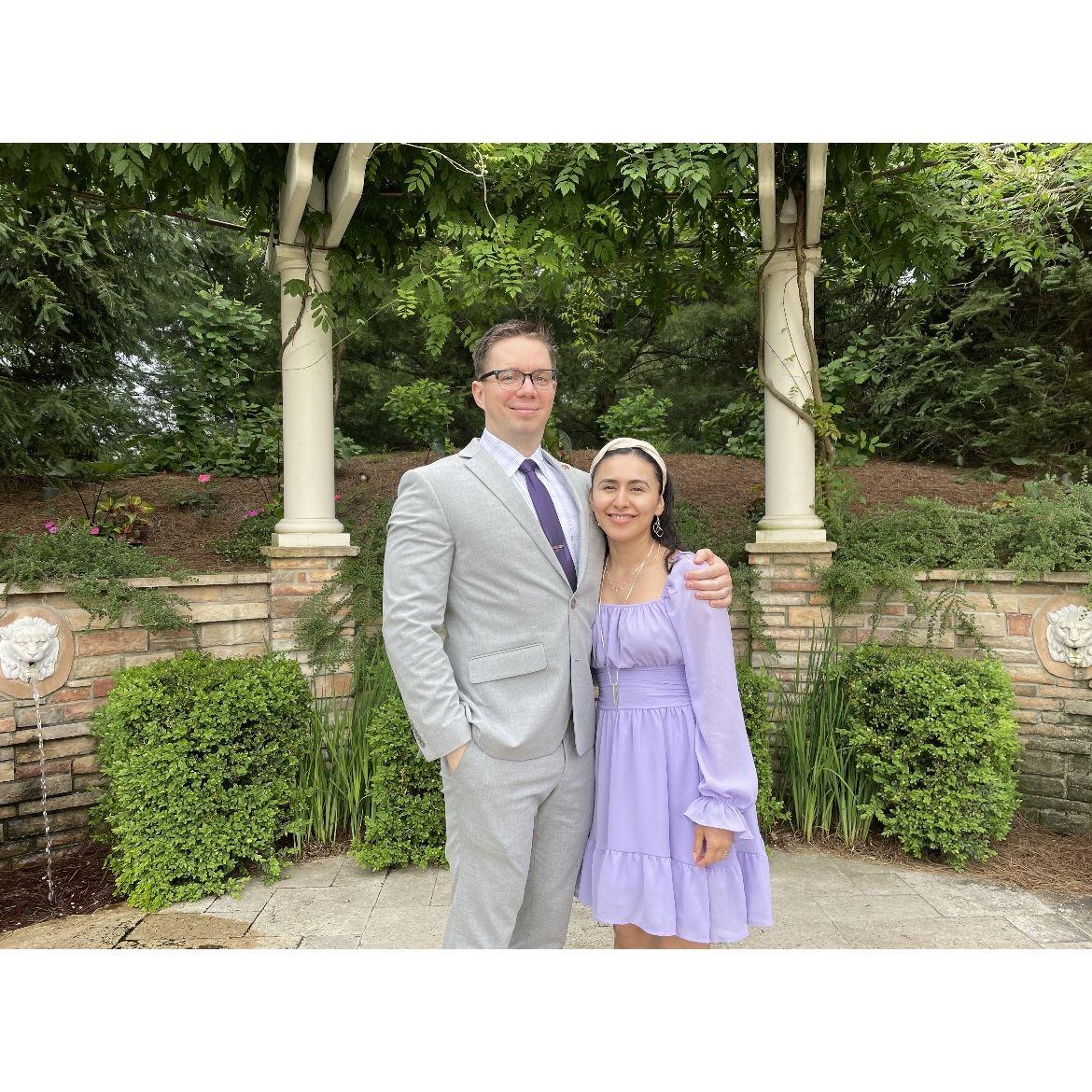At the wedding reception of Matthew and Elizabeth Swindeman - June 2022