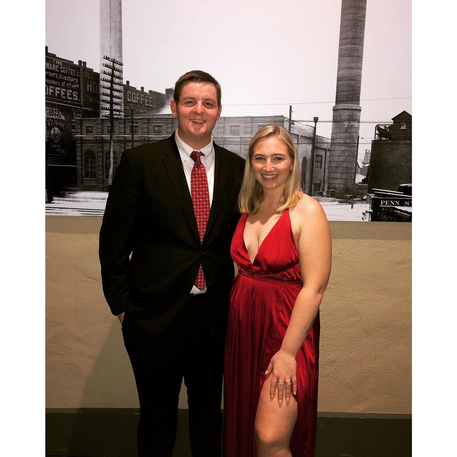 A beautiful night at the wedding of Connor and Stephanie Mulholand