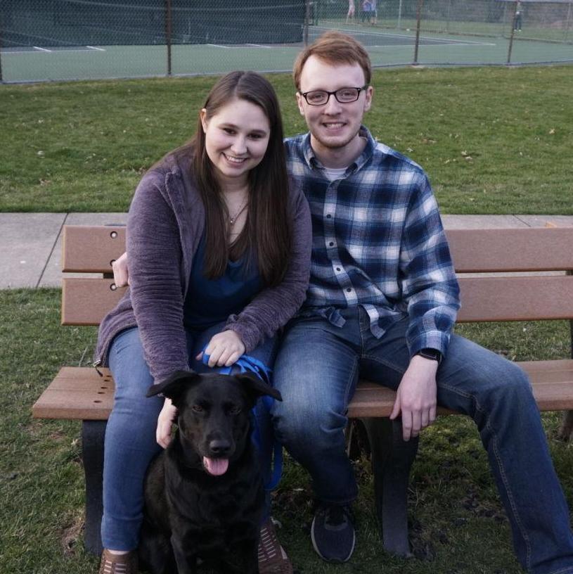 Fall pic with our new pup! Northfield, Ohio 2018