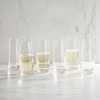 Puro Stemless Champagne Glass, Set of 6