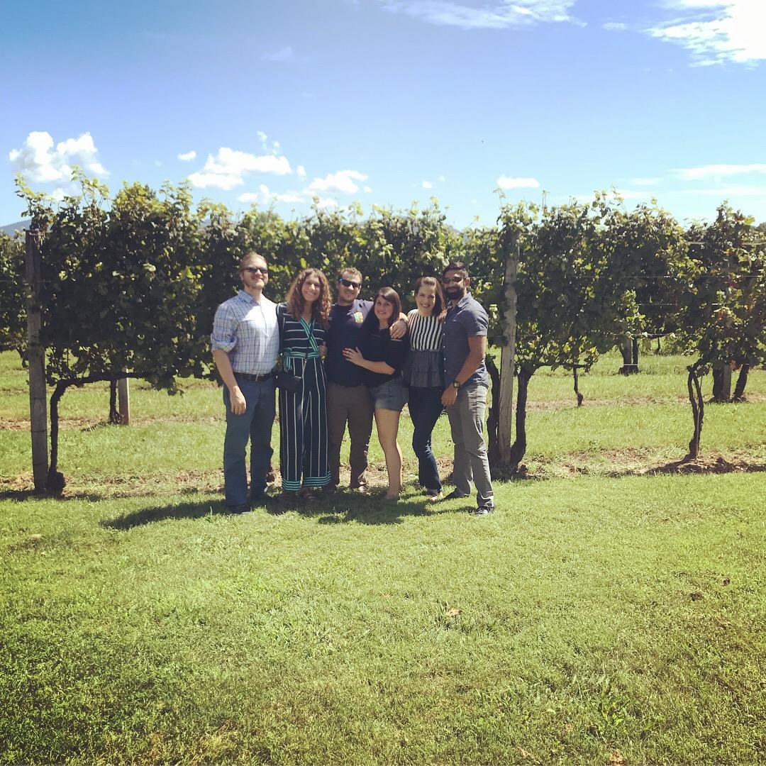 We love these friends of ours! Mike, Ben, and Kush all went to medical school together and we had a great friend-vacation to the Blue Ridge Mountains together in 2018!