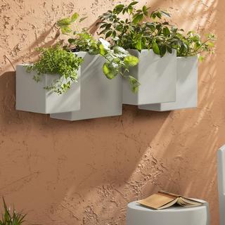 Dalya Outdoor Wall Planter, Set of 2