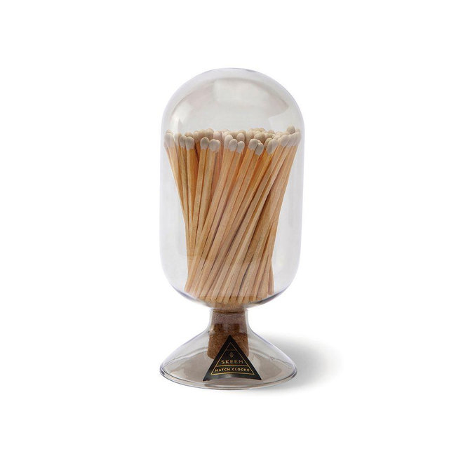 Smoke Match Cloche with 120 white-tipped matches