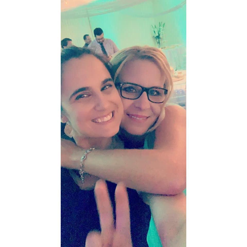 Danielle and Kim at Kelli and Arvin's Wedding!