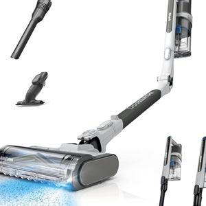 Shark PowerPro Flex Reveal Plus Cordless Vacuum, FloorDetect & Dirt-Reveal Technology, HEPA Filter, for Carpets & Hard Floors, Up to 50-Minute Runtime, Powerful Pet Hair Pickup, Java, IZ382H