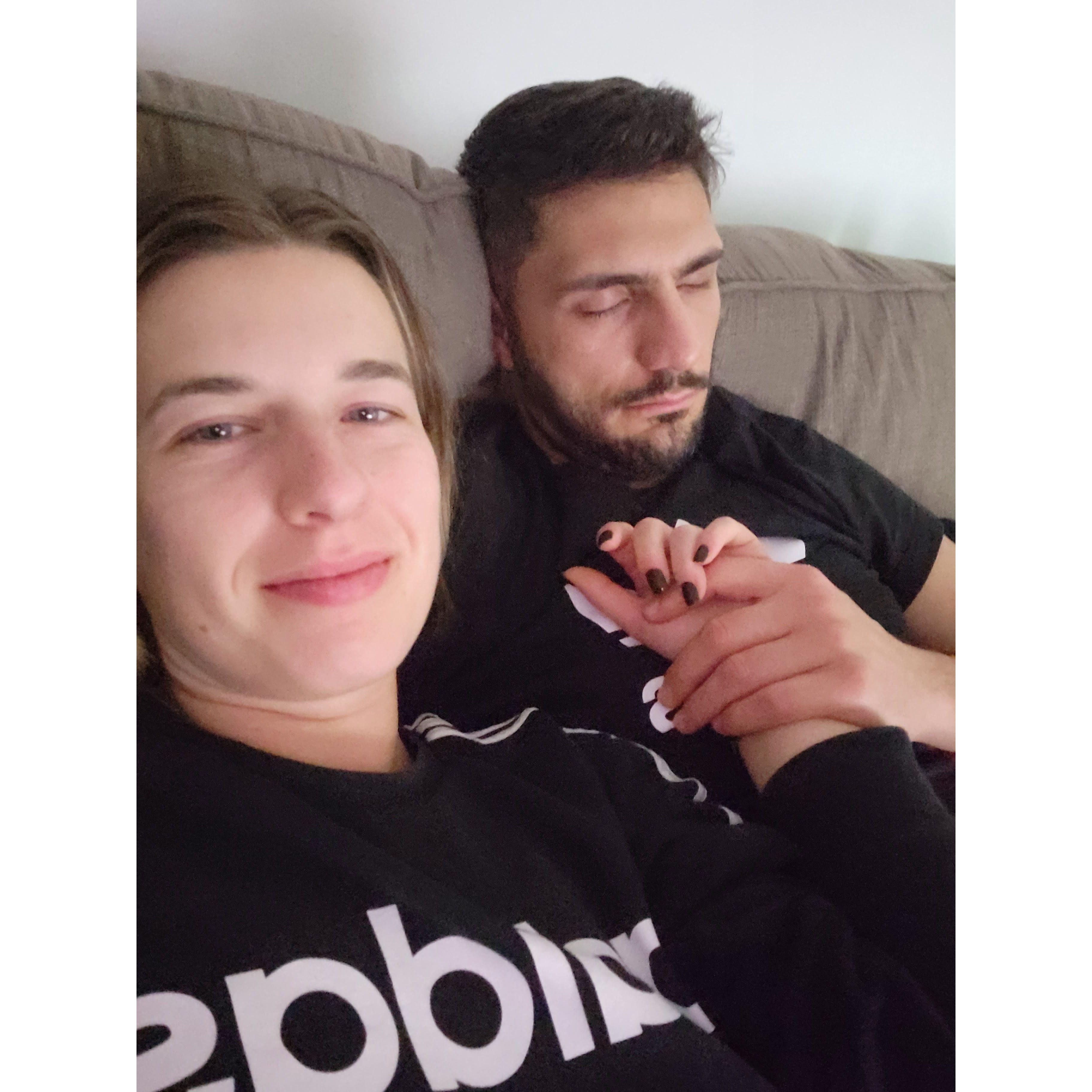 Sleeping selfies